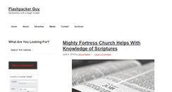 Desktop Screenshot of flashpackerguy.com